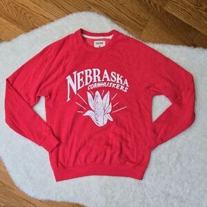 Charlie Hustle Nebraska Cornhusker Crewneck, Womens Small